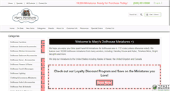 Desktop Screenshot of marysminiatures.net